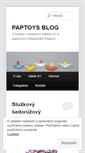 Mobile Screenshot of blog.paptoys.cz